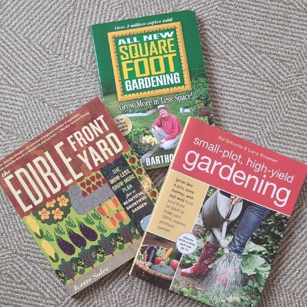 Gardening Book Set - Green, Red, Multicolor Covers